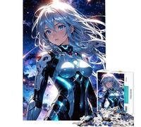 Puzzle da 1000 pezzi per adultiGalactic Warrior︰ Dawn of The Star Guardian Aiuta a stimolare la mente ideale per attività in famiglia e giochi rilassanti per maggiori di 14 anni (50x75cm)