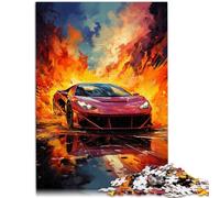 Puzzle da 1000 pezzi per auto per adulti, auto sportive, puzzle gioco di partecipazione, ottimo regalo per adolescenti dai 14 anni in su, 26 x 38 cm