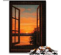 Puzzle da 1000 pezzi per dipingere finestre, regalo per adolescenti, sfida difficile antistress per la decorazione della casa per 14+ anni (26x38cm)