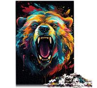 Puzzle da 1000 pezzi per orso adulto di precisione Aiuta il cervello ad allenare i giocattoli avvincenti e promuovere la pazienza 26 x 38 cm