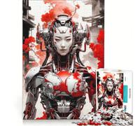 Puzzle da 1000 pezzi per ragazze adolescenti, "Ragazza del futuro", gioco rompicapo, decorazione perfetta, ogni pezzo è unico 38x52cm