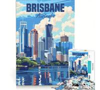 Puzzle da 1000 pezzi per ragazzi a Brisbane, Australia Giochi rilassanti, divertenti e umoristici Gioco di sfida unico 50x75cm