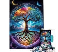 Puzzle da 1000 pezzi per ragazzi Albero Cosmico della Vita gioco divertente decorazione per la casa attività divertenti da fare in casa (dimensioni 38x52cm)