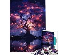 Puzzle da 1000 pezzi per ragazzi Albero Cosmico della Vita gioco per famiglie sfida per l'intelligenza giocattolo avvincente regalo per il Secret Santa migliora la memoria (dimensioni 38x52cm)