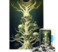 Puzzle da 1000 pezzi per ragazzi Albero della Vita e della Morte giocattolo educativo gioco impossibile sfida difficile regalo di compleanno (dimensioni 38x26cm)