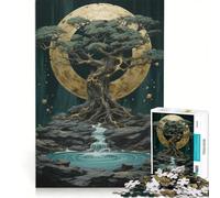 Puzzle da 1000 pezzi per ragazzi Albero della Vita Mistico Giocattolo fai da te Migliora la memoria Collezione d'artista Belle Arti 50x75cm