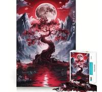 Puzzle da 1000 pezzi per ragazzi, Albero della Vita, Porta Torii, gioco di incastro preciso, sfida mentale, giocattolo per momenti di relax e divertimento, scena natalizia (50x75cm)