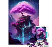 Puzzle da 1000 pezzi per ragazzi Albero della Vita Puzzle Fantasy 1000 pezzi Giocattolo Decorazione Casa Educativo Gioco dal Design Bellissimo (75x50cm)