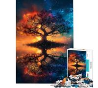 Puzzle da 1000 pezzi per ragazzi albero della vita spirituale gioco pratico per adulti sfida impegnativa ideale come regalo per tutta la famiglia (dimensioni 38x52cm)