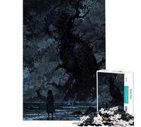 Puzzle da 1000 pezzi per ragazzi Albero Donna e Mare ideale per compleanni Natale e divertimento in famiglia Gioco impossibile per ragazzi dai 14 anni in su 50x75cm