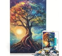 Puzzle da 1000 pezzi per ragazzi Albero Magico Gioco Educativo Interazione Genitore-Figlio Ideale come Regalo 50x75cm