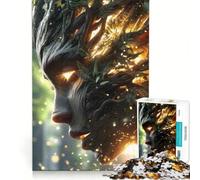 Puzzle da 1000 pezzi per ragazzi albero ninfa antica giocattolo decorativo da parete regalo di compleanno adatto per la decorazione della scrivania 38x26cm