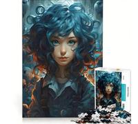 Puzzle da 1000 pezzi per ragazzi, Alice nel Paese delle Meraviglie, gioco divertente, stimolante da completare, ideale come regalo per tutta la famiglia 50x75cm