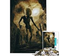 Puzzle da 1000 pezzi per ragazzi alieno tra le rovine Divertimento a casa gioco pratico per migliorare la memoria adatto a partire dai 14 anni (38x26cm)
