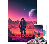 Puzzle da 1000 pezzi per ragazzi alla ricerca della vita nello spazio Attività divertenti da fare a casa antistress gioco pratico adatto a partire dai 14 anni (38x52cm)