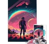 Puzzle da 1000 pezzi per ragazzi alla scoperta di nuovi mondi Puzzle da 1000 pezzi per la decorazione della casa giocattolo sfida impegnativa regalo di Natale o di compleanno (38x52cm)