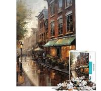 Puzzle da 1000 pezzi per ragazzi Amsterdam Paesi Bassi difficile e impegnativo assemblaggio di un modello impossibile adatto a persone dai 14 anni in su (50x75cm)
