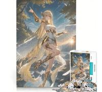 Puzzle da 1000 pezzi per ragazzi, angelo anime in un paesaggio boschivo, gioco per famiglie, regalo di compleanno, regalo di viaggio 50x75cm