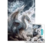 Puzzle da 1000 pezzi per ragazzi Angelo Drago tra le Nuvole Giocattoli educativi divertenti per tutta la famiglia Ottimo regalo e giocattolo (Dimensioni 38x26cm)