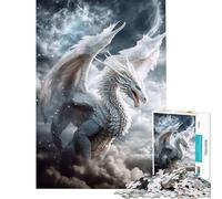 Puzzle da 1000 pezzi per ragazzi Angelo Drago tra le Nuvole Sfida per l'intelligenza giocattolo educativo che crea dipendenza migliora la memoria Regalo di compleanno (dimensioni 75x50cm)