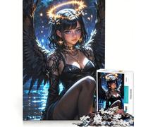 Puzzle da 1000 pezzi per ragazzi, Angelo Oscuro con Aureola, Giochi Rilassanti, Attività Divertenti da Fare a Casa, Ottimo Regalo per i Videogiocatori 50x75cm