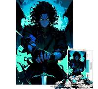 Puzzle da 1000 pezzi per ragazzi Angelo Oscuro con Spada Gioco Rilassante Sfida per l'Intelligenza e la Mente Giocattolo Avvincente Regalo Divertente Decorazione per la Casa (Dimensioni 38x52cm)