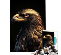 Puzzle da 1000 pezzi per ragazzi Aquila Dorata Astratta ideale per compleanni Natale e attività in famiglia antistress adatto a partire dai 14 anni (38x26cm)