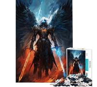 Puzzle da 1000 pezzi per ragazzi Arcangelo della Giustizia difficile e stimolante decorazione per la casa gioco rilassante per ragazzi dai 14 anni in su (38x26cm)