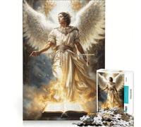 Puzzle da 1000 pezzi per ragazzi, Arcangelo Uriel, Luce di Dio, Gioco Impossibile, Attività Divertenti da Fare a Casa, Compleanno e Natale 38x26cm