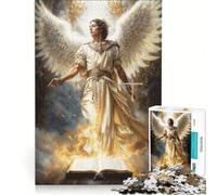 Puzzle da 1000 pezzi per ragazzi, Arcangelo Uriel, Luce di Dio, gioco pratico, passatempo ideale per le vacanze, compleanno e Natale 38x52cm