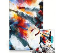 Puzzle da 1000 pezzi per ragazzi arte del combattimento di karate giochi rilassanti attività divertenti da fare a casa compleanno e Natale 50x75cm