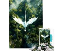 Puzzle da 1000 pezzi per ragazzi Ascesa del Drago dalle Squame Perlacee gioco rompicapo per adulti taglio di precisione difficile e stimolante (dimensioni 50x75cm)