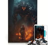 Puzzle da 1000 pezzi per ragazzi: Assassino contro Mostro Cyborg, gioco pratico, per divertimento in famiglia, adatto come decorazione da scrivania 38x26cm