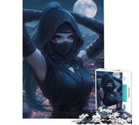 Puzzle da 1000 pezzi per ragazzi Assassino Ombra gioco rilassante giocattolo avvincente per coltivare la pazienza idee regalo apprendimento educativo (dimensioni 38x52cm)