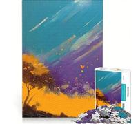 Puzzle da 1000 pezzi per ragazzi, astratto, collina soleggiata, gioco divertente, stimolante da completare, ideale come regalo per tutta la famiglia 50x75cm
