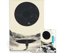 Puzzle da 1000 pezzi per ragazzi, astronauta e buco nero, ispirato ai film interstellari sui buchi neri Un gioco pratico, divertente e spiritoso, un regalo perfetto per amici e familiari 50x75cm