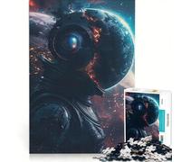 Puzzle da 1000 pezzi per ragazzi: Astronauta Esploratore del Cosmo, Gioco pratico, Divertimento per tutta la famiglia, Adatto come decorazione da scrivania 50x75cm