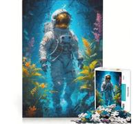Puzzle da 1000 pezzi per ragazzi, Astronauta, Luogo Magico, Giochi Educativi, Analisi e Logica, Regalo di Compleanno, Regali 38x26cm