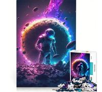 Puzzle da 1000 pezzi per ragazzi, astronauta morto, giochi rilassanti, attività divertenti da fare a casa, ottimo regalo per gli appassionati di videogiochi 50x75cm