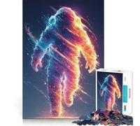 Puzzle da 1000 pezzi per ragazzi,astronauta,nebulosa,disegno pulito,gioco creativo,giocattolo rilassante,regalo di Natale (38x26cm)