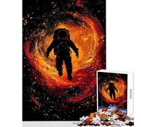 Puzzle da 1000 pezzi per ragazzi: astronauta nello spazio gioco rompicapo ideale per le vacanze per passare il tempo in casa un giocattolo educativo che rafforza l'amore tra le coppie (52x38cm)