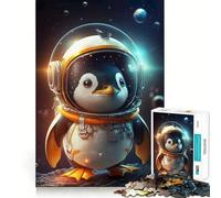Puzzle da 1000 pezzi per ragazzi,astronauta,pinguino spaziale,incastro perfetto,gioco di logica,regalo,svago,Natale,arte (50x75cm)