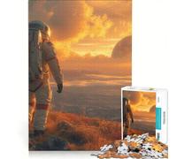 Puzzle da 1000 pezzi per ragazzi: Astronauta, Un altro pianeta, Gioco interattivo, Sfida impegnativa, compleanno e altre occasioni 50x75cm
