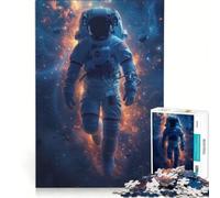 Puzzle da 1000 pezzi per ragazzi: Astronauta, Un altro pianeta, Gioco rompicapo, Decorazione perfetta, Ogni pezzo è unico 38x26cm