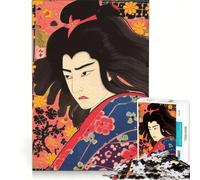 Puzzle da 1000 pezzi per ragazzi, attore di teatro Kabuki giapponese, giocattolo antistress, da assemblare, compleanno e Natale 50x75cm