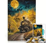 Puzzle da 1000 pezzi per ragazzi "Attraversando il Paese dei Sogni", gioco pratico, di analisi e logica, adatto come decorazione da scrivania 38x26cm
