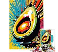 Puzzle da 1000 pezzi per ragazzi Avocado Madness Gioco interattivo Giocattolo avvincente per coltivare la pazienza Regalo di compleanno Decorazione per la casa (dimensioni 38x52cm)