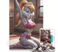 Puzzle da 1000 pezzi per ragazzi, "Bad Fur Day" di Berri Conker, gioco impossibile, interazione genitore-figlio, gioco stimolante, regalo 38x52cm