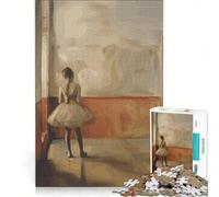 Puzzle da 1000 pezzi per ragazzi, ballerina in stile Degas, gioco fai-da-te, stimola la memoria, con pezzi a incastro di forma casuale 50x75cm