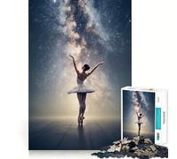 Puzzle da 1000 pezzi per ragazzi,balletto sotto le stelle,gioco di incastro preciso,gioco di abilità mentale,divertimento rilassante,festa di compleanno (38x52cm)